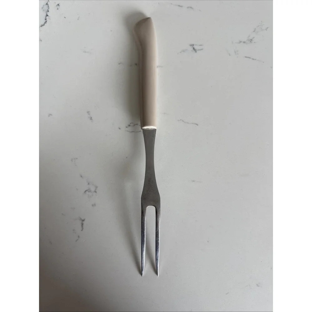 Vintage Mid-Century Modern Meat Fork Household Japan Stainless Steel